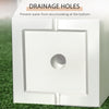Set of 2 Tall Planters with Drainage Holes, 22