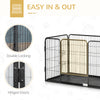 4 Panels Dog Playpen, Heavy Duty Dog Fence, 28