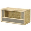 Wooden Reptile Terrarium with Sliding Door for Chameleon, Lizard, Snake, Frog, Turtle, 31.5