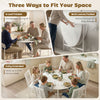 Folding Dining Table for 3-6 People, 47