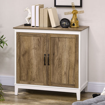 Farmhouse Sideboard, Storage Cabinet with 2 Doors and Shelves Kitchen, Living room, 30.9