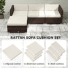 Patio Furniture Cushions Water-Repellent Outdoor Loveseat Cushion Removable Covers 23.6