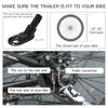 2-in-1 Dog Bike Trailer for Large Dogs