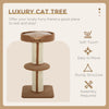 Cat Tree Kitty Tower with Sisal Mat Scratching Post, Cat Bed, Cushion, Perch, 18