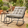 Outdoor Rocking Chair, Oversized Rocking Patio Chair with 25