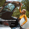 11' x 11.5' Screen Tent, Pop Up Camping Gazebo with Portable Carry Bag and 2 Doors, Beige