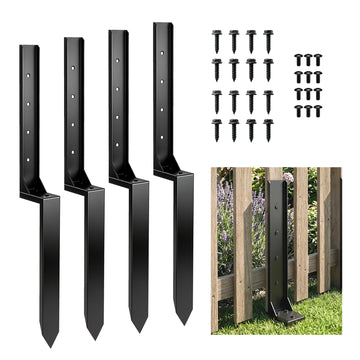 4 Pack Fence Post Repair Kit, 32