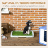 Puppy Training Pad, Indoor Portable Puppy Pad, with Artificial Grass, Grid, Panel, Tray, 18.3