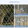 172.2 Sq. Ft. Dog Playpen Outdoor with Galvanized Steel Frame, for Small and Medium Dogs, 13' L x 13' W x 5.9' H