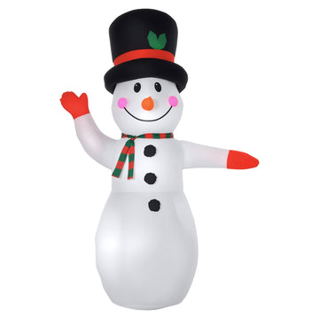 1.2M Tall Large LED Lighted Christmas Inflatable Snowmen Family Outdoor Indoor Holiday Decorations