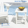 Side Table, Square Patio End Table, Weather Resistant 15