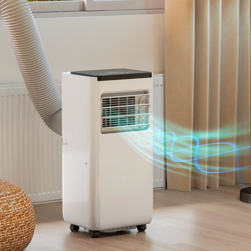8000 BTU Portable 4-in-1 Air Conditioner with Cool, Dehumidifier, Fan, Sleep, WiFi Voice Remote Control