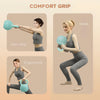 Soozier 13 lb Soft Kettlebell, Sand Filled Weight w/ Grip Handle, Kettlebell Weight for Full Body Workout, Green