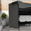 3-Seater Patio Swing Cover, Outdoor Garden Furniture Protection Hammock Glider Cover, 81