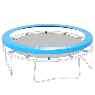 Soozier 12ft Trampoline Replacement Pad Trampoline Spring Cover EPE Foam Light Blue
