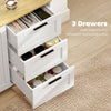 Buffet Cabinet with Soft-Close Doors, Modern Sideboard with 3 Drawers for Living Room, Kitchen, Dining Room