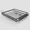 Soozier Roof Rack Cargo Carrier Basket, 330LBS Heavy Duty Roof Basket, 46