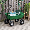Steel Garden Cart with Handle and 10