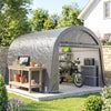 10' x 10' Outdoor Storage Tent, Heavy Duty and Waterproof Portable Shed for Bike, Motorcycle & Garden Tools