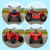 6V Quad Kids Electric Car with Wear-resistant Wheels, for Boys and Girls Aged 18-36 Months, Red