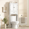 Over The Toilet Storage, Modern Bathroom Cabinet Over Toilet with Drawer, Cabinet and Adjustable Shelf, White