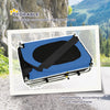 Dog Bike, Trailer Foldable Pet Cart, Bicycle Wagon, Cargo Carrier Attachment for Travelling w/ Safety Anchor, Blue