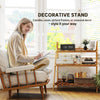Outdoor Plant Stand, Foldable 3-Tier Wooden Plant Shelf