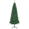 6.9ft Artificial Christmas Tree w/ Metal Stand Spruce Branch Tips Green