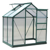 Greenhouse Garden, Green House, Outdoor Greenhouse Kit, PC Board with Sliding Door, 6.2' x 4.3' x 6.6'