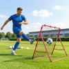 Soozier Soccer Rebounder Net, 3.5 x 3ft Easy Setup Bounce Back Net with 5 Adjustable Angles