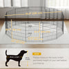 30inch Foldable Metal Exercise Pet Playpen Yard Dog Puppy Kennel Cage 12 Panel