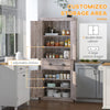 Long Standing Kitchen Cabinet w/ 2 Drawers MDF Board