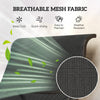 Garden Double Gliding Chair, Patio Glider Armchair for Outdoor, Backyard Mesh Seat and Backrest, Steel Frame Black