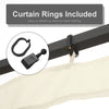 Replacement Mosquito Netting for Gazebo 12' x 12' Black Screen Walls for Canopy with Zippers for Parties and Outdoor Activities, Cream White