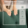 Sectional Sofa with Changeable Chaise Lounge, 3 Seat L-Shaped Sofa, Upholstered Couch for Small Space