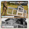 Chicken Coop with Wheels, 80