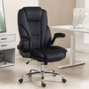 Executive Office Chair, Desk Chair with Flip-up Armrest, Diamond Fabric Computer Chair for Home Office