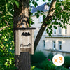 3PCs Wooden Bat Boxes, Bat Houses Designed to Attract Bats & Easy to Hang for Outdoor, Garden, Farm, 18 x 6 x 22.5 cm