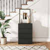 4 Drawer Chest Storage Cupboard Freestanding Drawer Unit, Black