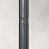 4 Pack of 8' String Light Poles, Steel Hanging Lighting Stand for Patio, Backyard, Deck, Wedding, Party, Black