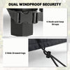 Patio Furniture Cover, Waterproof 420D Heavy Duty Outdoor Furniture Cover with Air Vents, 55.1