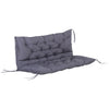 2 Seater Garden Bench Cushion, Soft Thick Outdoor Non-Slip 2 Seater Soft Pad With Backrest for Garden Patio, 52