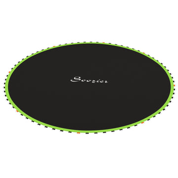 Soozier Trampoline Mat Replacement with Spring Pull Tool and 72 V-Hooks, Fits 12ft Trampoline, Using 5.5