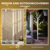 6 ft Artificial Birch Tree Light with Pre-Lit LED Light for Home Party, Indoor and Covered Outdoor Use