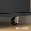 Kitchen Island on Wheels, Kitchen Cart with Drop Leaf, Drawers