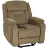 Power Recliner Chair with Massage, Electric Lift Chair for Elderly with Side Pockets, 2 Memory Positions, Remote