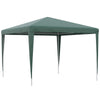 10x10ft Party Tent Portable Gazebo, Folding Garden Canopy Event Shelter Outdoor Sunshade Green