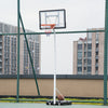 Soozier Portable Basketball Hoop, 7ft-8.5ft Height Adjustable with Wheels
