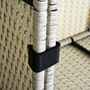 Set of 10 Fasteners Clip Outdoor Furniture Connectors Rattan Wicker Sofa Connectors