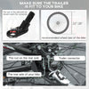 Qaba Bike Trailer for Kids, Baby Bicycle Trailer with 5-Point Harness, 16